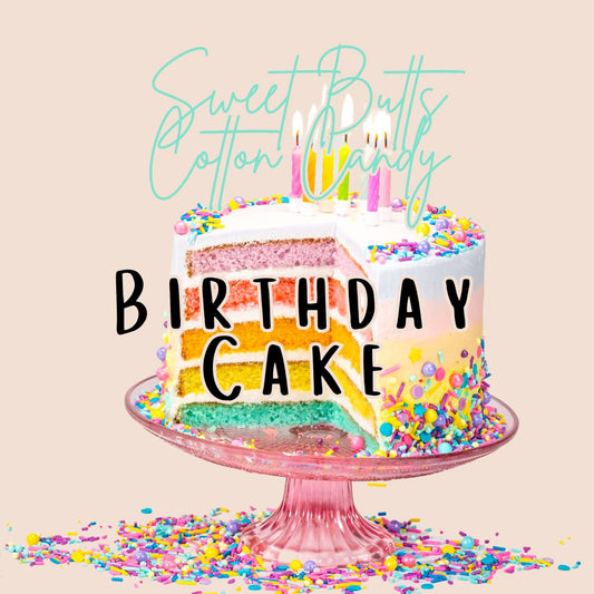 Birthday Cake Flavored Cotton Candy