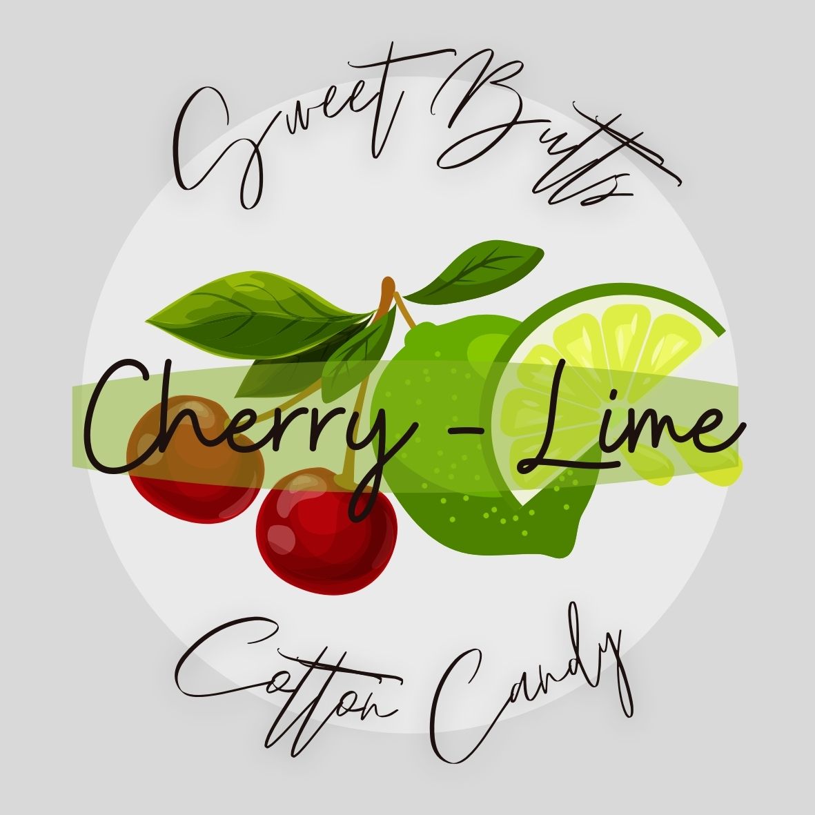 Cherry-Lime Cotton Candy