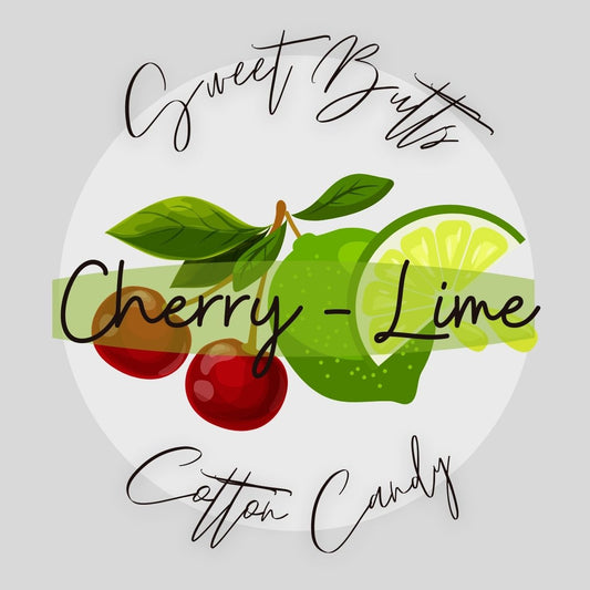 Cherry-Lime Cotton Candy