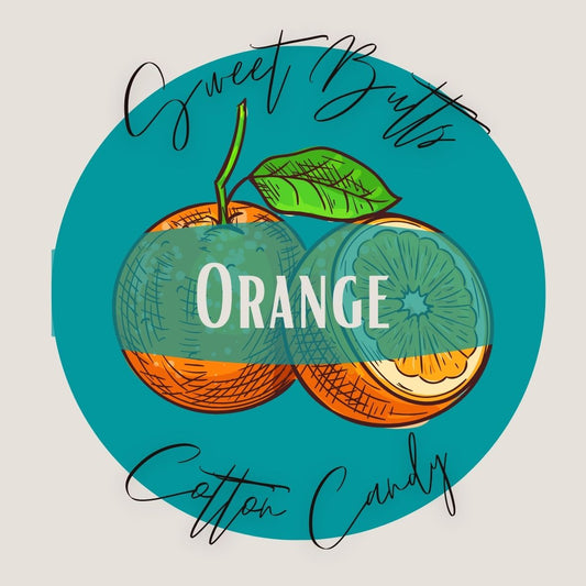 Orange Cotton Candy