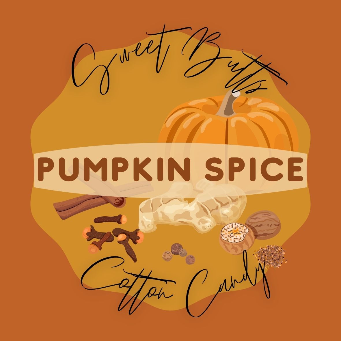 Pumpkin Spice Cotton Candy